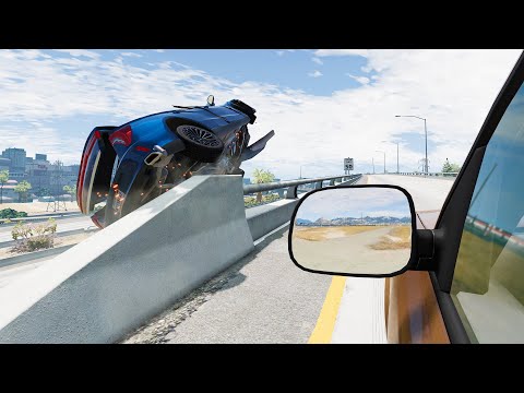 Crazy Slo-Mo Crashes #4 - BeamNG Drive