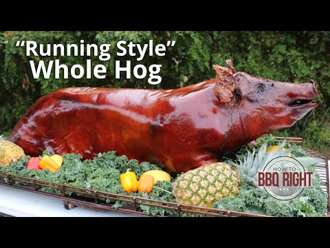 Smoking a "Running Style" Whole Hog