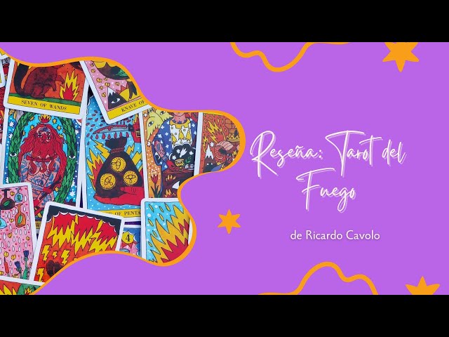 Vídeo relacionado con Fournier- Tarot del Fuego por Ricardo Cavolo Baraja de Cartas, Color Azul, único (10016373), a partir de 18 años.