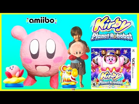 KIRBY PLANET ROBOBOT for Nintendo 3DS Giant Egg Surprise Opening