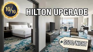 Hilton San Jose Airport - upgraded suite hotel tour - California