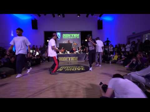 Groove'N'Move Battle 2019 | Hip Hop 1/2 Final | Jimmy Yudat & Junior Yudat Vs Street Flow