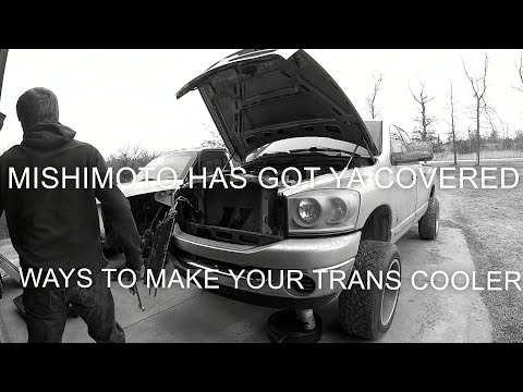 06 CUMMINS MISHIMOTO TRANS COOLER!!