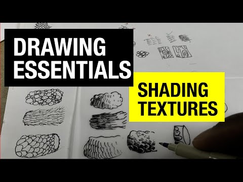 Essential Drawing Skills | How to draw textures in ink | 3 Tips