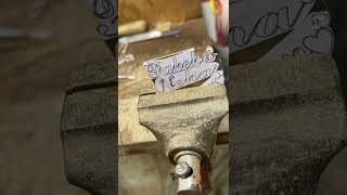 The Process of making Custom Name Necklace Designs | Personalized Jewelry | Name Pendant Chains