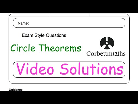 Circle Theorems Answers - Corbettmaths