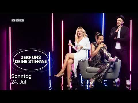 TV Programm heute Abend 20:15 Uhr - Sonntag, 24.07.2022 - RTL - Zeig uns Deine Stimme