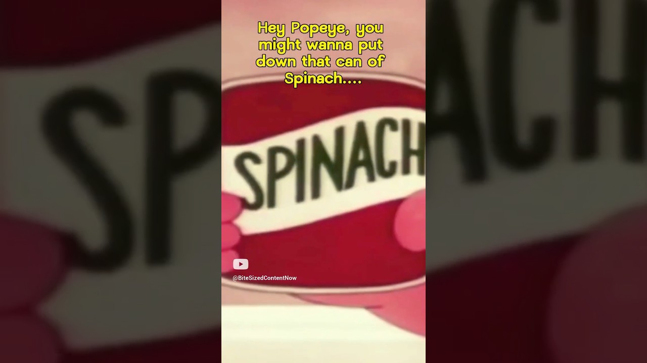 Popeye was WRONG about Spinach!