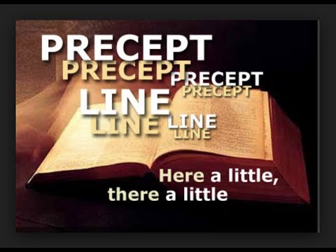THE ISAIAH 28 MESSENGER  Line Upon Line, Precept Upon Precept