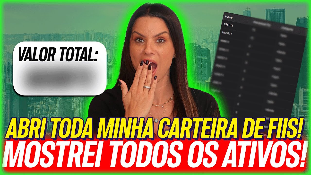🚨 ABRI TODA MINHA CARTEIRA DE FUNDOS IMOBILIÁRIOS! MOSTREI TUDO!
