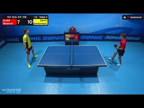 13:15 Andrii Shamrai - Serhii Zemiantsev 23.08.2023 TT Euro.Cup  Ukraine Star. TABLE 3