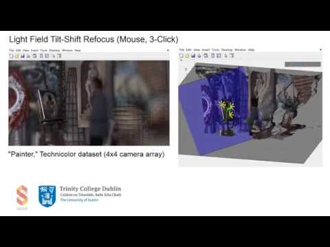 Light Field Tilt-Shift Refocus Tool - Three Methods