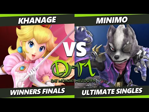 DAT MM 287 Winners Finals - Khanage (Peach) Vs. MiniMo (Wolf) Smash Ultimate - SSBU