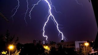 Kolkata Lighting Thunder Storm Fall Strike On Buil