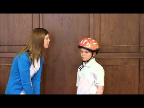 Helmets on kids - how to fit a bicycle helmet