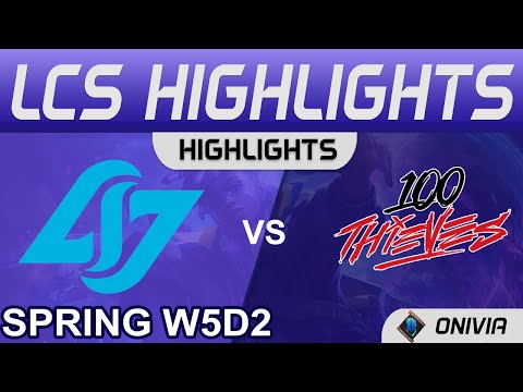 CLG vs 100 Highlights LCS Spring Season 2022 W5D2 Conter Logic Gaming vs 100 Thieves by Onivia