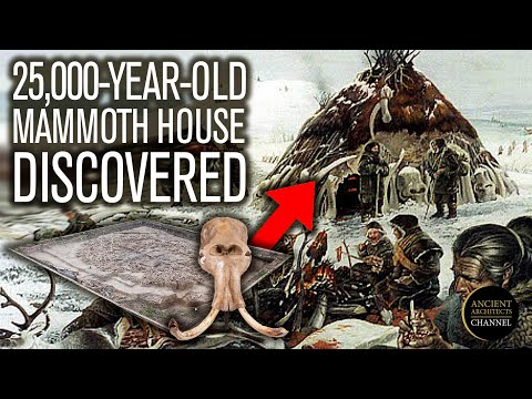 25,000-Year-old Ice Age House Made From Mammoth Bones Discovered in Russia | Ancient Architects