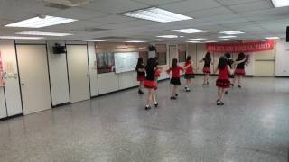 20170520 (4K) weekend line dance practice Blue umbrella blues