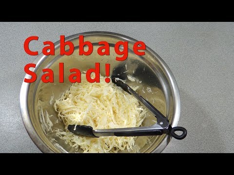 Balkan Fresh Cabbage Salad - Kupus Salata Recipe - cook with K.P SE02 EP05
