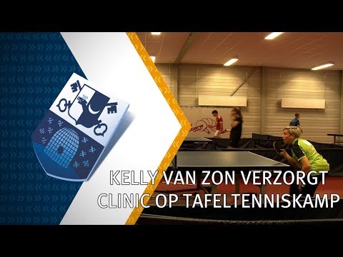 Kelly van Zon verzorgt clinic op tafeltenniskamp - 3 augustus 2017 - Peel en Maas TV Venray