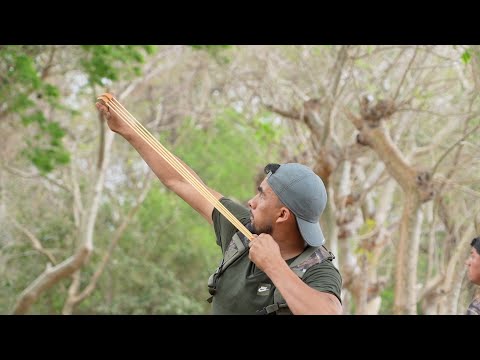 Cazando Con  Resortera -Ondilla  Y Rifles PCP