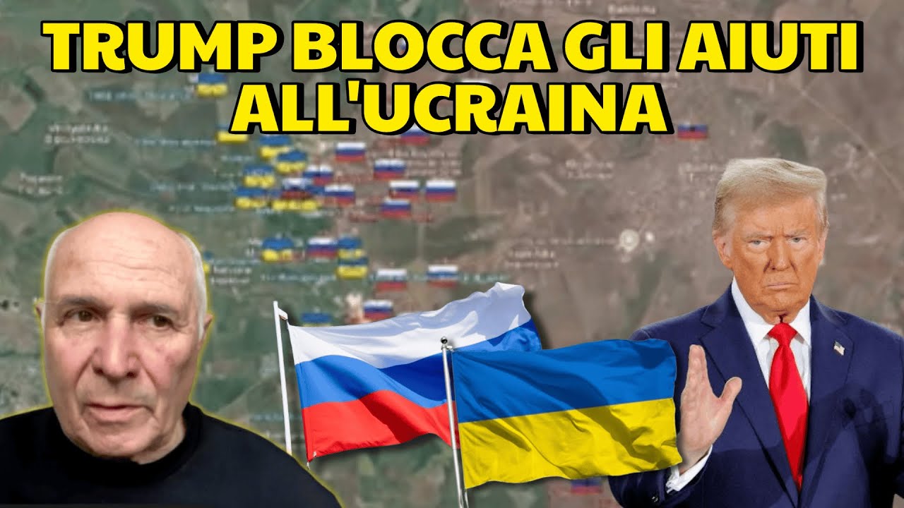 TRUMP BLOCCA AIUTI all'UCRAINA e L'EUROPA SI RIARMA, ANALISI con GEN. CAMPORINI