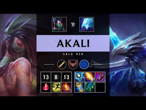 Akali Mid vs Anivia - EUW Grandmaster Patch 25.11