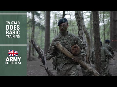 TV Star Takes on Basic Training | British Army