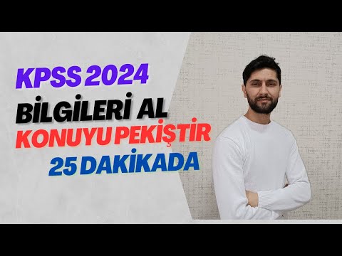 62) KPSS 2024 | Tarih Deneme Sınavı | Ali Gürbüz