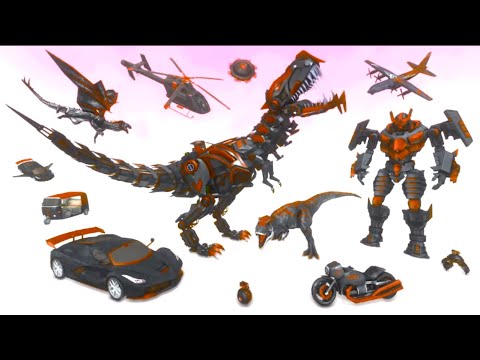 Dino Robot Multi Transform Car Game 2023: Android Gameplay: Part 1