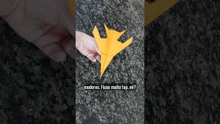 Tutorial Avião de papel que da Voltas no ar.Tutorial for a paper airplane that ispins an the aiar