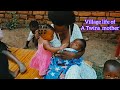 Typical Life Of A Young Village Mom Breastfeeding Cooking Lunch For Her Children Foryou Fypシ