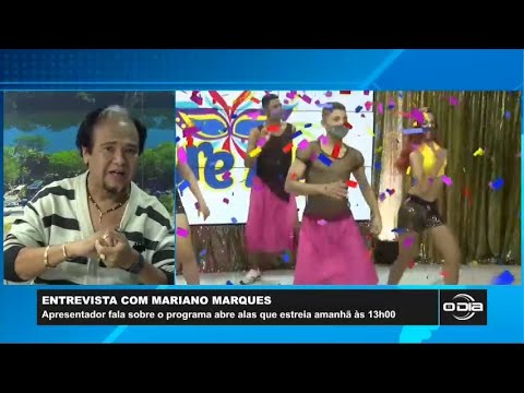 Apresentador Mariano Marques fala sobre a estreia do programa Abre Alas 20 01 2023