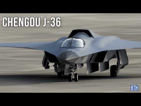 J-36: China's 6th Generation Fighter Jet a Serious Challenger to America's B-21 Raider!