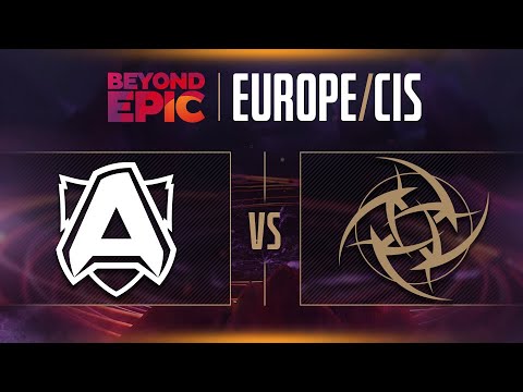 Alliance vs Ninjas in Pyjamas Game 1 - Beyond Epic: EU/CIS - Group Stage w/ Zyori & Trent