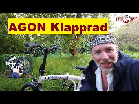 Dieses Klapprad von AGON bekommst Du überall unter auch in jedem Auto! Faltrad Für Damen und Herren