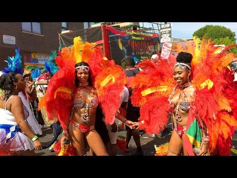 London Walk of Notting Hill Carnival Parade 2017