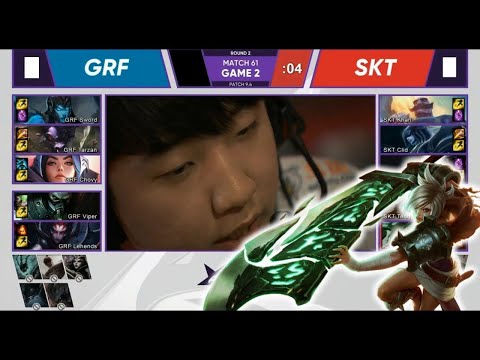 T1 Vs GRF Best of series Game 2 highlights Chovy plays Irelia #LCK #lolhighlights #Faker