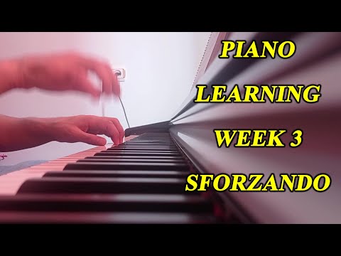 Piano Learning - Week 3 - Sforzando