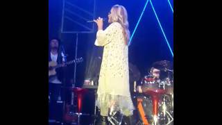 Anastacia singing Overdue Goodbye in Schwetzingen 2.08.2017