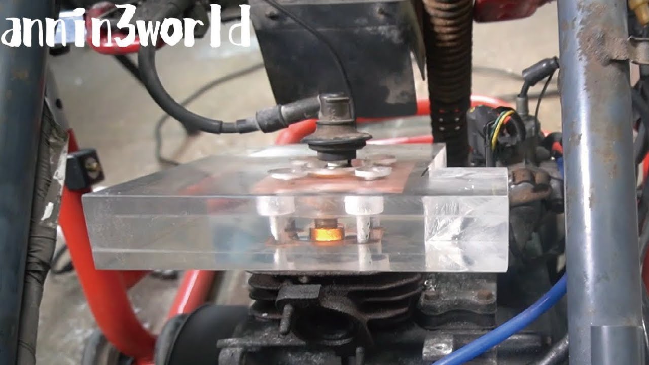 透明シリンダーヘッド！未来のエンジンチューニング！ホンダディオ魔改造