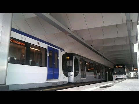 RET Metro MG2/1, RSG3 en SG3 op Slinge (Rotterdam)