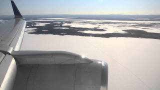 United B757-200 fuel stop landing in Goose Bay