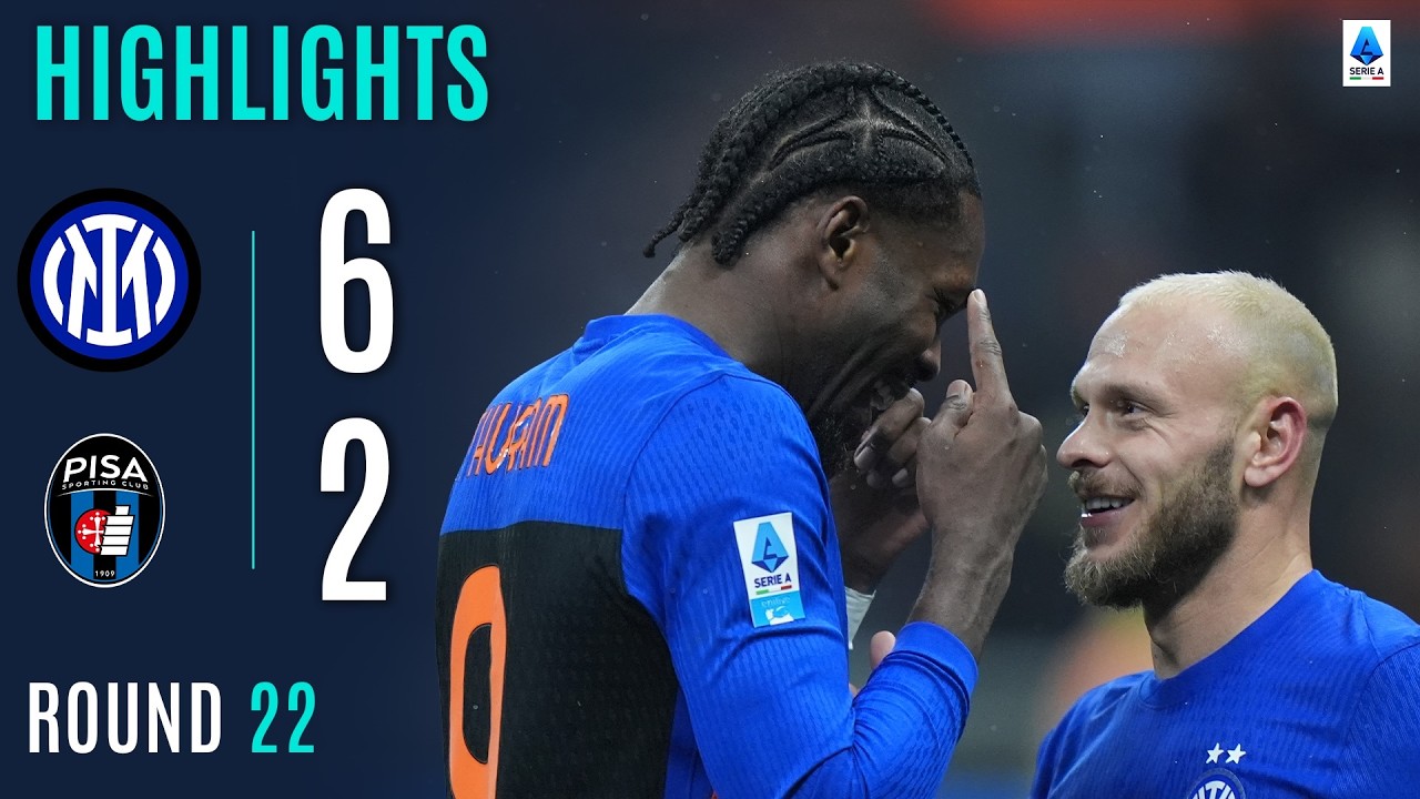 Inter vs Pisa Highlights