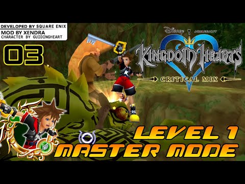 [03] Deep Jungle {Level 1 Master Mode} - Kingdom Hearts: Critical Mix+ (PC)