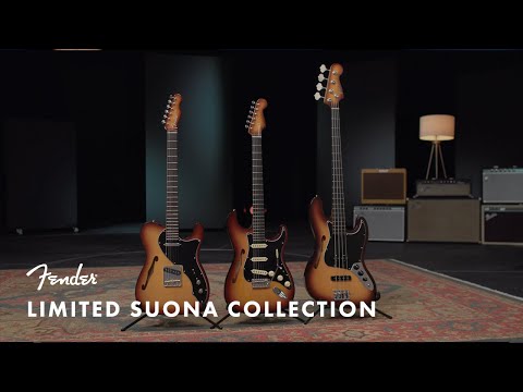 Fender Limited Edition Suona Stratocaster Thinline, Ebony Fingerboard, Violin Burst gitara elelektryczna