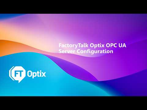 Ft Optix Listbox Configuring OPC UA Server in FT Optix