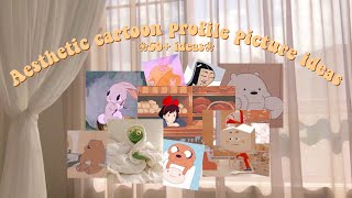 AESTHETIC cartoon lists for profile picture | and matching profile picture cartoons🧸✨