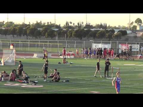 VarG 200m vs Troy Woodbridge 3-16-16 - Los Alamitos Girls