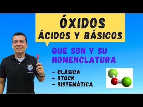 OXIDOS BASICOS Y  OXIDOS ACIDOS , FORMULACION Y NOMENCLATURA DE OXIDOS CLASICA , STOCK Y SISTEMATICA